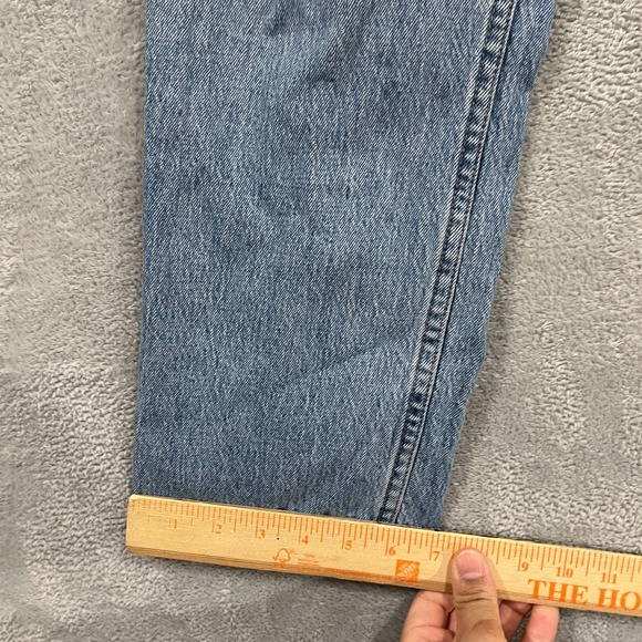 Abercrombie Fitch Jeans Womens 29 8R Blue Ultra High Rise The 90s Straight Denim - Picture 9 of 13